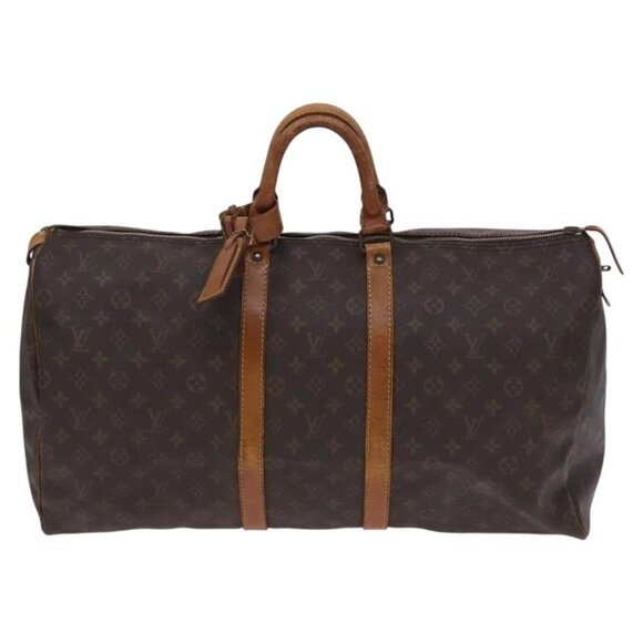 LOUIS VUITTON Monogram Keepall 55 Boston Bag Vintage M41424 LV Auth EC157 - Picture 2 of 16